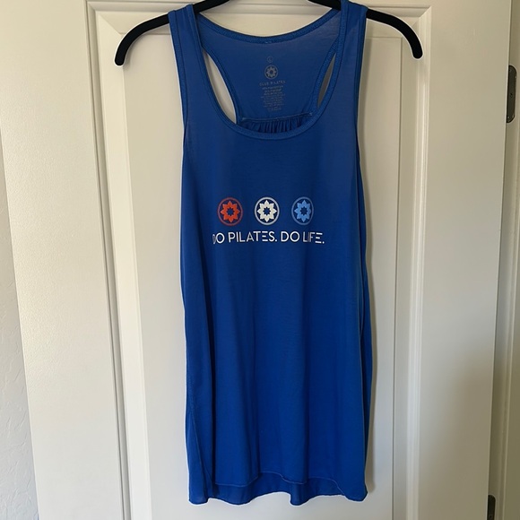 Blue Pilates Tank Top - Picture 1 of 4